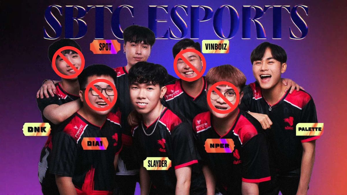 Đội tuyển SBTC Esports đã nhận bản án xử phạt chính thức từ BTC VCS