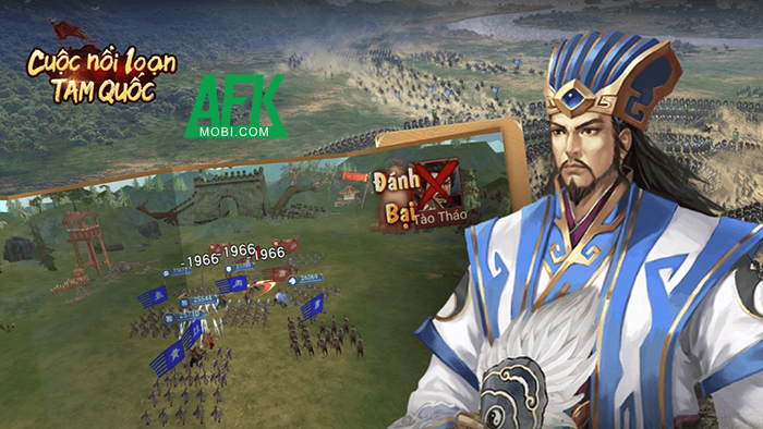 Cuộc Nổi Loạn Tam Quốc game điều binh khiển tướng mới toanh vừa ra mắt tại Việt Nam