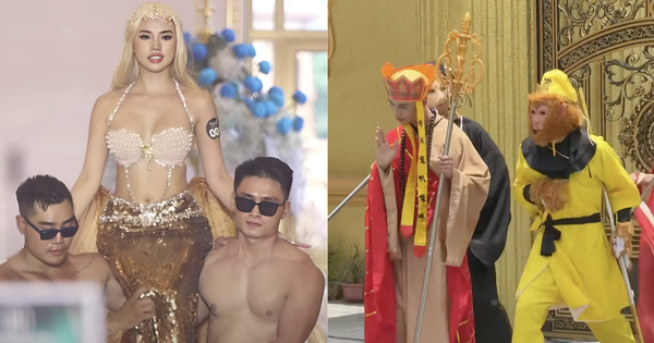 Thí sinh Miss Grand Vietnam bày đủ trò lố: Từ múa lân, kéo lê trên sàn đến mang Tây Du Ký đi thi