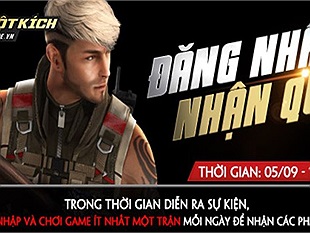 Đột Kích: Đăng nhập chơi game mỗi ngày nhận ngay 2 QCMM Blue Pottery miễn phí