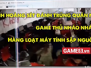 Kinh hoàng sét đánh trúng quán net, game thủ nháo nhác, hàng loạt máy tính sập nguồn!