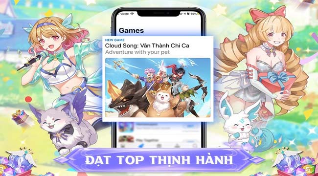 Chỉ vài ngày ra mắt, Cloud Song VNG đạt Top 1 thịnh hình