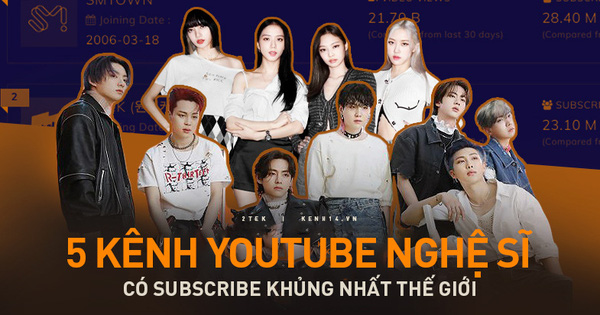 Top 5 kênh YouTube nghệ sĩ có lượng subscribe khủng nhất thế giới: BLACKPINK leo lên dẫn đầu nhưng còn BTS thì sao?