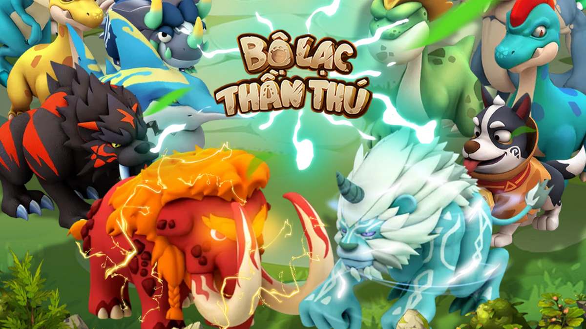 Tha hồ săn bắt Khủng Long trong game Bộ Lạc Thần Thú Mobile