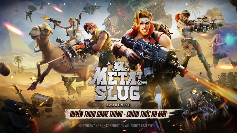 Tiểu Đội Diều Hâu đổ bộ! Metal Slug: Awakening chính thức ra mắt hôm nay