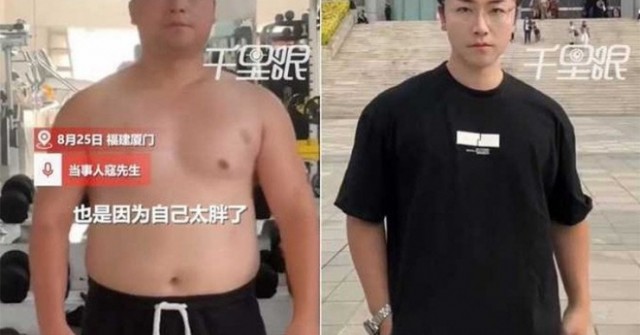 Bị bạn gái 'đá' vì quá béo, chàng trai giảm 35kg 'lột xác' thành nam thần