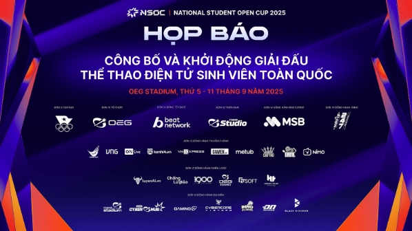NSOC 2025 trở lại: Giải đấu eSports sinh viên lớn nhất Việt Nam với tổng giải thưởng 2 tỷ đồng