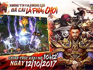 Game Mobile Tào Tháo PK chính thức ra mắt - tặng Vipcocde cho game thủ tham gia trải nghiệm