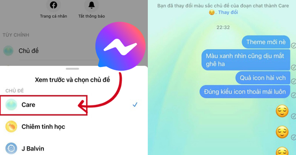 Messenger vừa tung ra theme mới với tên 