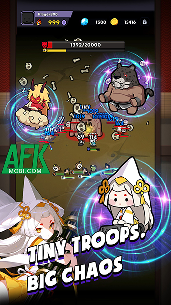 Xoay máy đánh bạc để xây dựng đội quân với game Battle Goddess Heroes