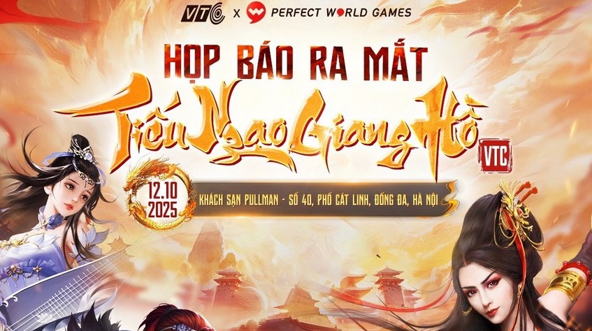 Tiếu Ngạo Giang Hồ VTC - Game bản quyền chính chủ Perfect World tổ chức họp báo ra mắt tại Việt Nam
