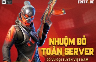 Garena tặng skin Miễn Phí 3 ngày cổ vũ đội tuyển Việt Nam nhưng bị game thủ Free Fire mắng là 