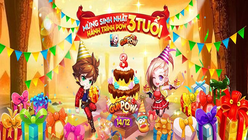 Game thủ đòi quà trước sinh nhật GunPow 3 tuổi