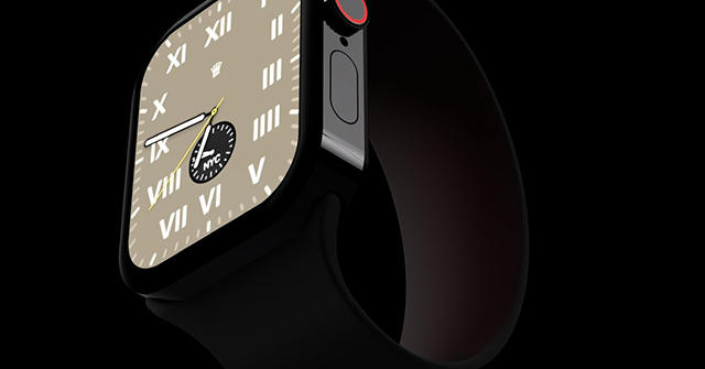 Choáng với concept Apple Watch Series 7 theo phong cách iPhone 12