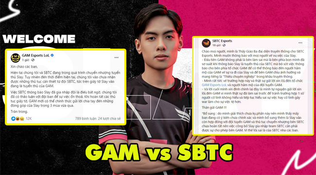 GAM và SBTC “đại chiến” vì thương vụ Slay, Thầy Giáo Ba lên tiếng xin lỗi