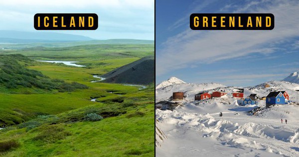 Vì sao Greenland và Iceland lại có được những cái tên trái ngược hoàn toàn với thực tế?