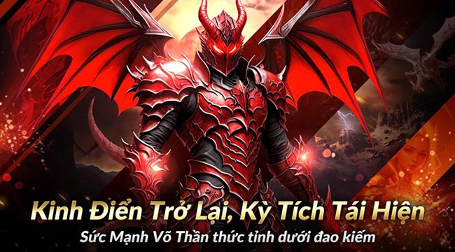 Game nhập vai giả tưởng Võ Thần Kỳ Tích chính thức mở đăng ký trước