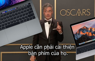 Bàn phím MacBook quá tệ, Apple bị sao Oscar chỉ trích ngay tại sự kiện