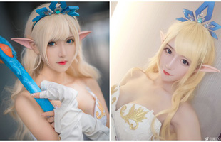 Thở dốc với màn cosplay Janna đẹp lung linh của mỹ nhân xứ Trung, không cần tạo lốc cũng thổi bay mọi trái tim game thủ