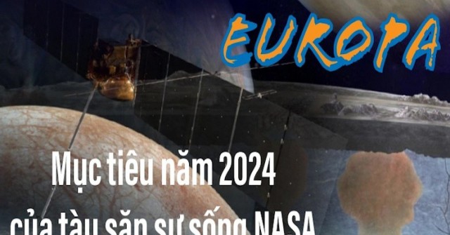 Chân dung Europa: Mục tiêu năm 2024 của tàu săn sự sống NASA