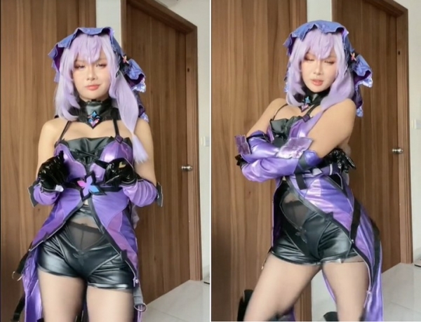 Tiktoker Xuân Ca lì xì đầu năm cho game thủ Honkai: Star Rail với màn cosplay “mờ lem”