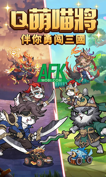 Meow General Three Kingdoms game thẻ tướng idle với một thế giới Tam Quốc lấy chủ đề mèo