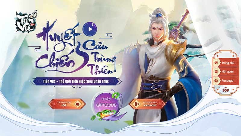 Tiên Vực Mobile mở tải, “đánh úp” game thủ cùng trailer nửa thực nửa ảo