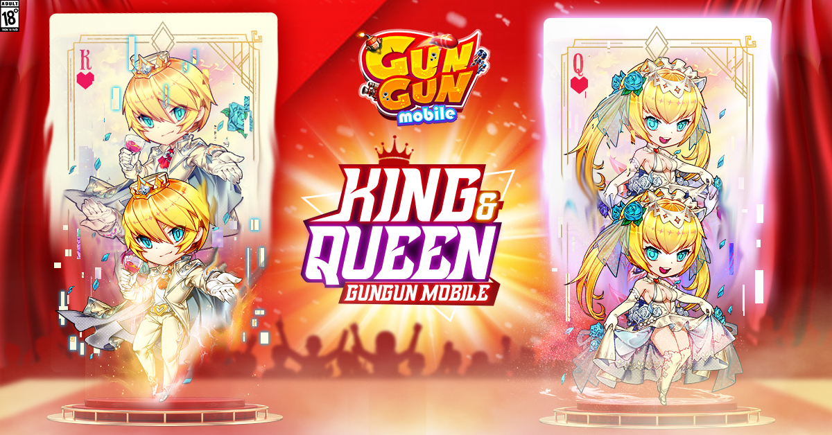 Gun Gun Mobile công bố sự kiện King & Queen 2021, chơi lớn tặng 1 cặp PS5 cho người chiến thắng!