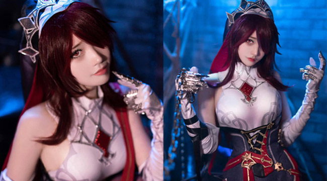 Chìm đắm trong nhan sắc ngọt ngào của cosplay Rosaria đến từ Genshin Impact