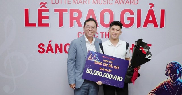 Trao giải Cuộc thi sáng tác bài hát về LOTTE Mart 2024