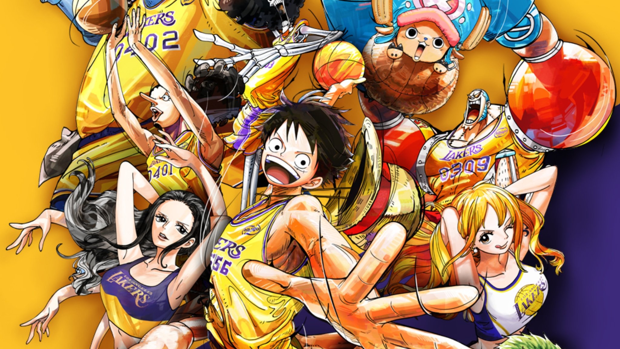 One Piece x Los Angeles Lakers: Sự Kiện Bùng Nổ Gây Sốt Cộng Đồng Fan Anime Và Bóng Rổ