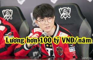 Faker bỗng dưng hot nhất Hàn Quốc sau 1 đêm chỉ vì bị lộ mức lương siêu khủng, hơn 100 tỷ VNĐ/năm