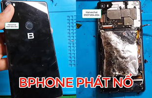 Đây là chiếc Bphone đầu tiên trên thế giới phát nổ, nhưng lỗi không đến từ BKAV