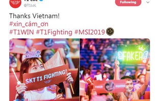 LMHT: Fan Việt quá cuồng nhiệt, trang chủ SKT T1 liên tục gửi lời cảm ơn tới game thủ nước chủ nhà