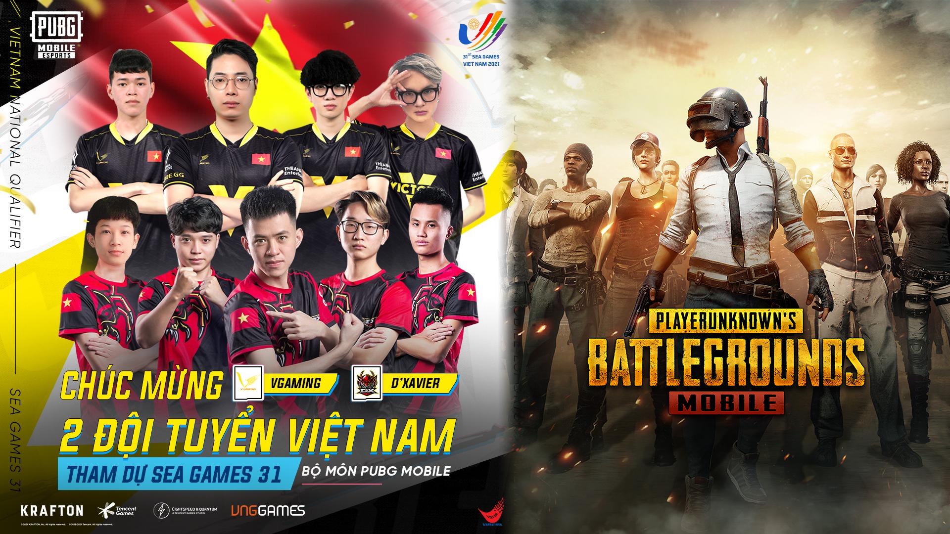 Góc nhìn cận cảnh về D’Xavier và V Gaming - 2 đội tuyển đại diện PUBG Mobile Việt Nam ‘chạy bo tranh Vàng’ tại SEA Games 31