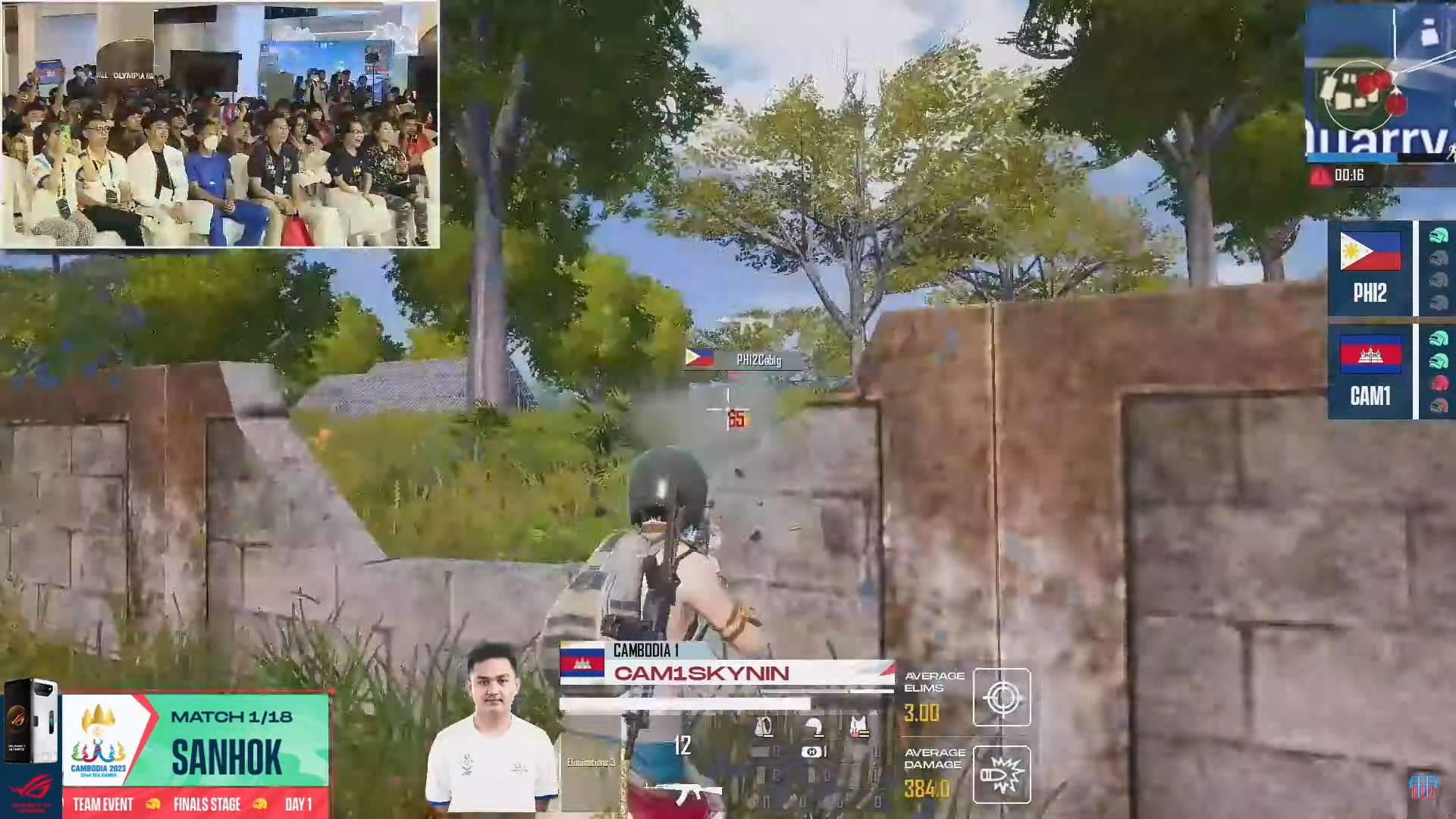 [Trực Tiếp] SEA Games 32 PUBG Mobile đồng đội ngày 2: Đại diện Campuchia giành WWCD ở trận đấu đầu tiên