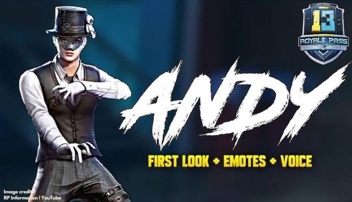 Rò rỉ thông tin về nhân vật mới Andy sắp ra mắt trong PUBG Mobile