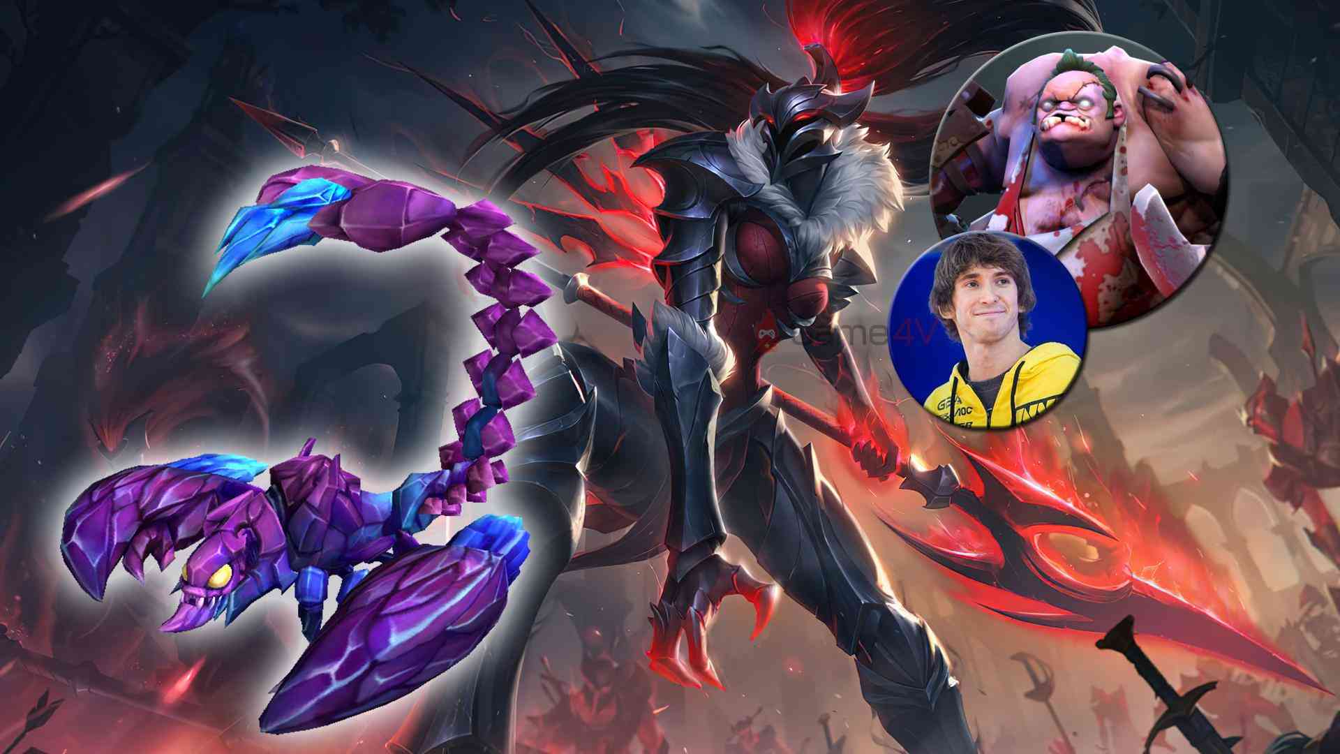 LMHT: Game thủ tái hiện pha kéo huyền thoại của Dendi trong Dota 2 với Skarner