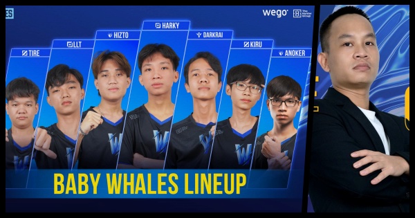 Team Whales công bố “thuyền trưởng” cho team “Baby”: Cựu tuyển thủ và HLV có kinh nghiệm tại VCS