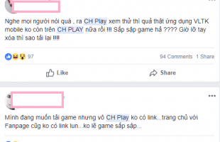 Võ Lâm Truyền Kỳ Mobile bỗng dưng biến mất trên cửa hàng Play, game thủ Việt lo sợ game ‘sập’