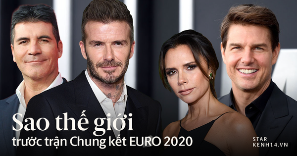 Dàn sao thế giới rạo rực hướng về Chung kết Euro: Nhà Beckham sục sôi, Tom Cruise tặng cả quà khủng, nữ ca sĩ gây sốc vì cởi sạch