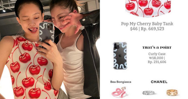 Soi mẫu ốp iPhone của Jennie (BLACKPINK), giá rẻ giật mình nhưng cũng không kém phần 