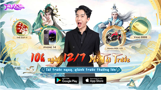 Tiên Lữ Kỳ Duyên đã cho phép game thủ tải trước vào hôm nay 12/07