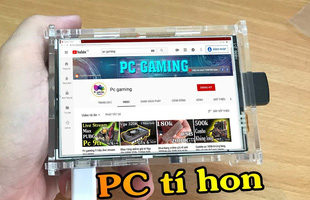 Trên tay PC siêu tí hon, kích thước chỉ bằng chiếc thẻ ngân hàng