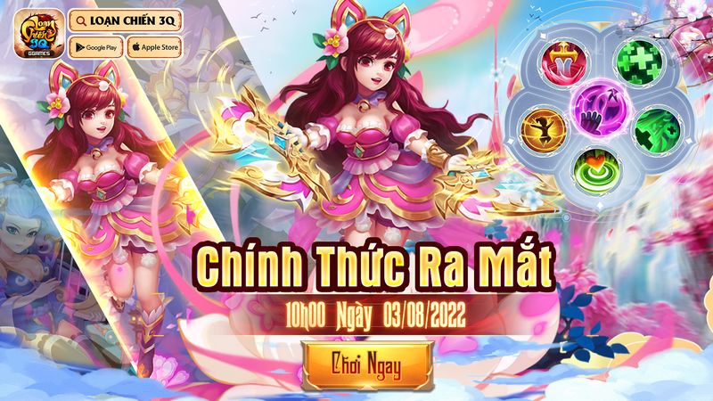 Game Tam Quốc AFK Loạn Chiến 3Q chính thức ra mắt hôm nay, tặng hàng ngàn Giftcode