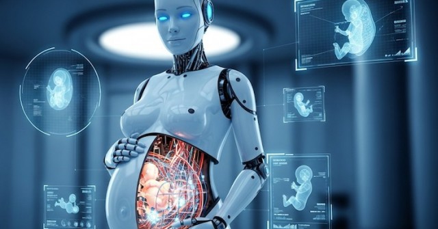 Robot mang thai đầu tiên trên thế giới: Dân mạng Trung Quốc "dậy sóng"