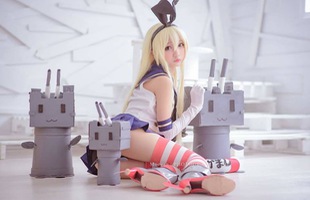 Bỏng mắt với cosplay cô nàng Shimakaze trong Kantai Collection