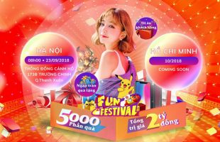 Đi dự hội game thủ Fun Festival 2018: “Gặp Ngàn Gái Xinh – Ring Ngàn Quà Tặng”