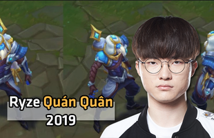 LMHT: Nhờ Faker, Ryze lại chuẩn bị có thêm trang phục Quán Quân 2019 siêu ngầu?