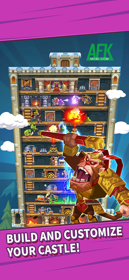 Thiết kế lâu đài quái vật của chính bạn trong game chiến thuật Monster Castle